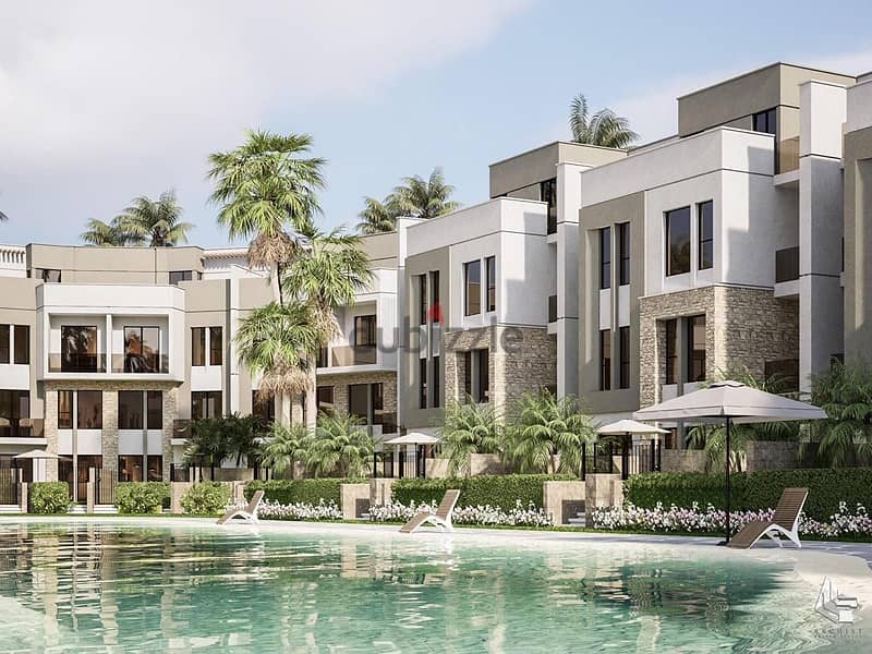 town house for sale 269m in isola villas compound green belt el sheikh zayed  1،363،000 Dp installments over 6 years 8