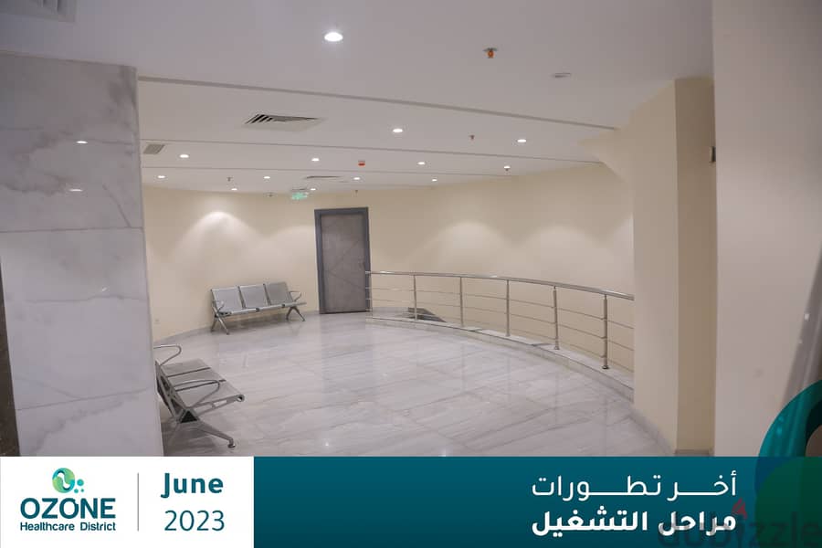 Clinic for sale 44 meters fully finished with air conditioners delivery within 4 months in Catalyst Ozone Mall Fifth Settlement 6