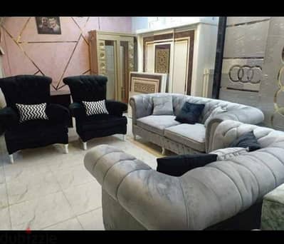 انتريهات مودرن جديده خشب زان قماش قطيفة هامر