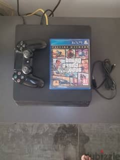 playstation 4 slim 500gb with its original controller and 2 games