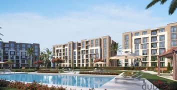 Apartment for sale, prime location, landscape and pools view in Saray Compound in Mostakbal City, Elan phase 131m