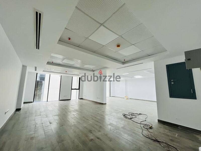 office space for rent 130 sqm fully finished with prime location Hyde park new Cairo 2