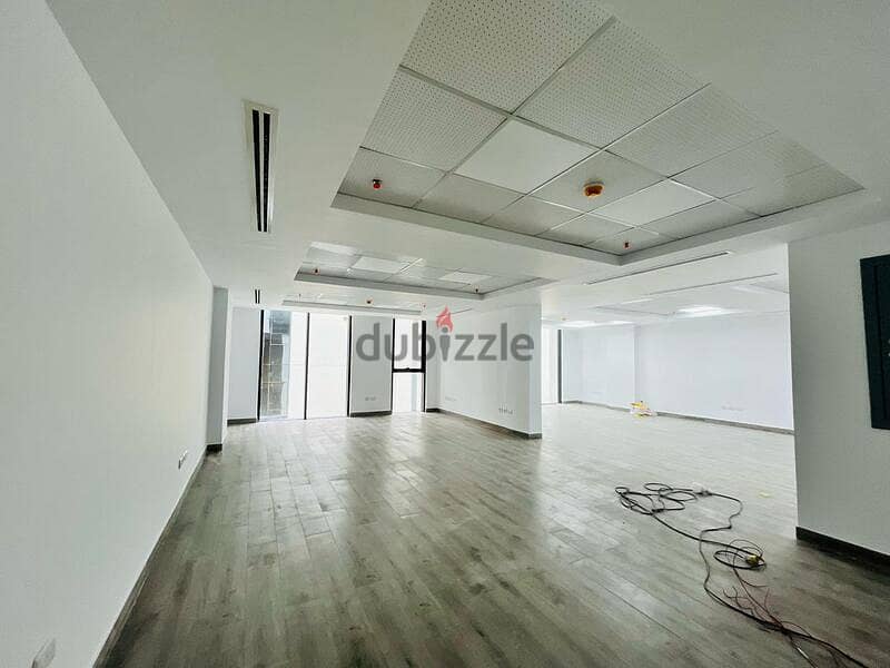 office space for rent 130 sqm fully finished with prime location Hyde park new Cairo 3