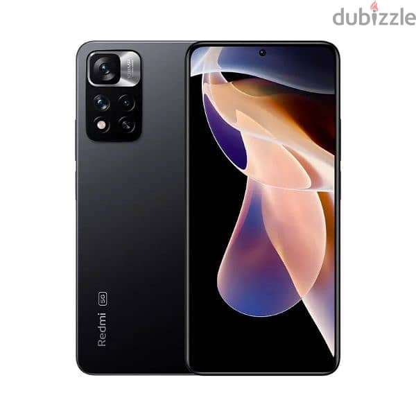 Xiaomi Redmi Note 11 pro 5g - Snapdragon 695 Black شاومى ريدمى 1