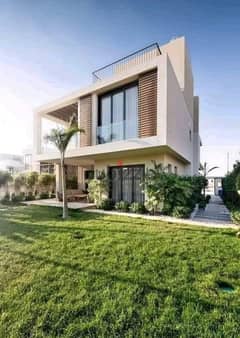 For sale villa 282 finished in Sheikh Zayed near Beverly Hills in Sodic Residence with installments 0