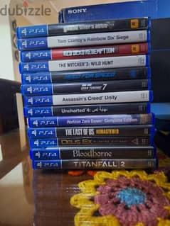13 PS4 Games (Red Dead Redemption 2,GTAV,The Witcher 3,. . . . )