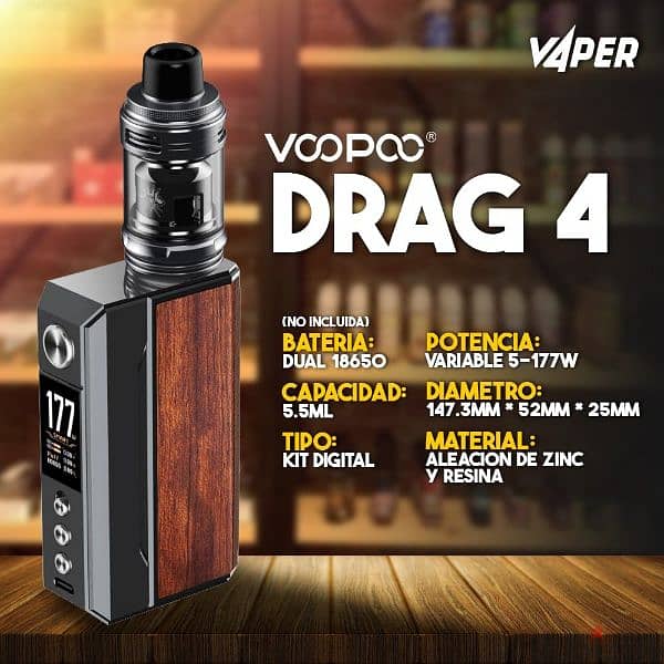 DRAG 5 VOOPOO VAPE New دراج 5 فوبو الاصدار الاخير جديد متبرشم 10