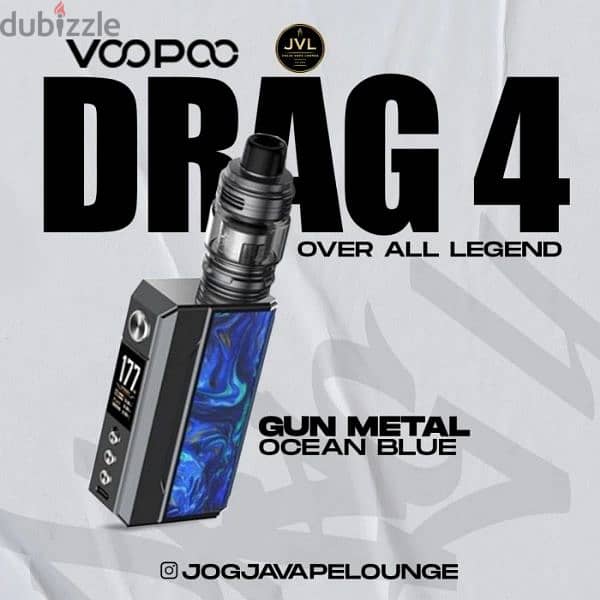 DRAG 4 VOOPOO VAPE New دراج 4 فوبو الاصدار الاخير جديد متبرشم 3