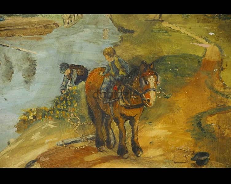 Constable Replica Oil Paintaing لوحة زيتية أنتيك كوبى لكونستابل 1