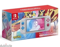 Nintendo switch Lite (limited pokemon edition) معُدل