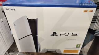 playstation 5 slim new with 2 new controllers (اصدار اوروبي)