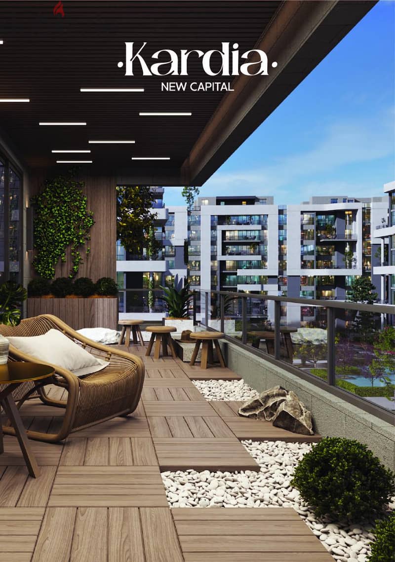 With a 10% discount and the lowest monthly installment - I own a 190 sqm apartment, fully finished, Ultra Super Lux, with a distinctive view on the la 2