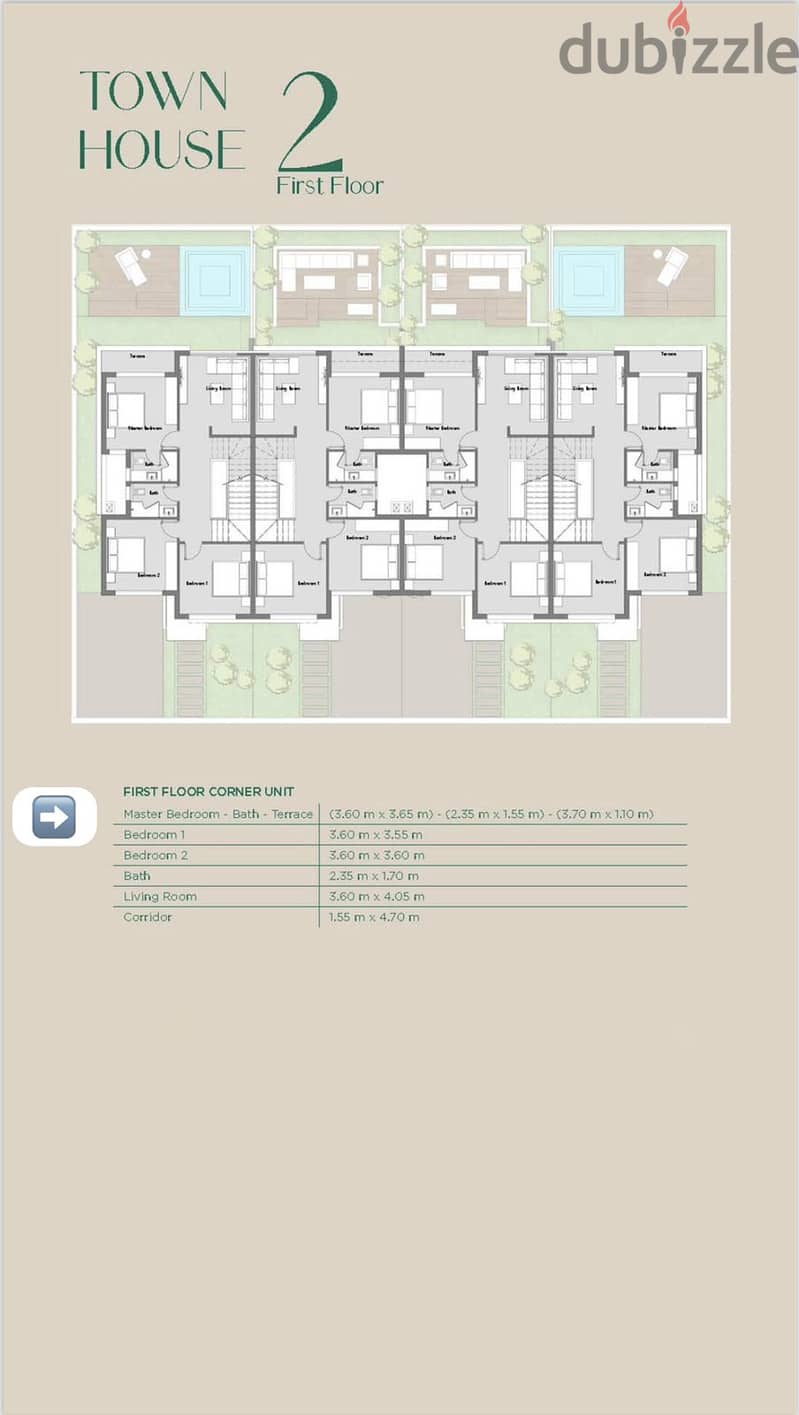 Town House Corner Badya Palm Hills 2