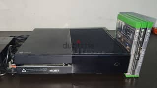 Xbox One 1TB | مستعمل | ٣ العاب | بدون دراع