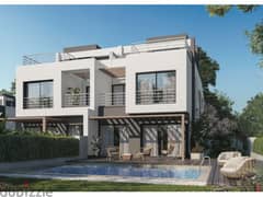 Stand villa for sale, ready to move , semi-finished, very prime location Palm Hills New Cairo