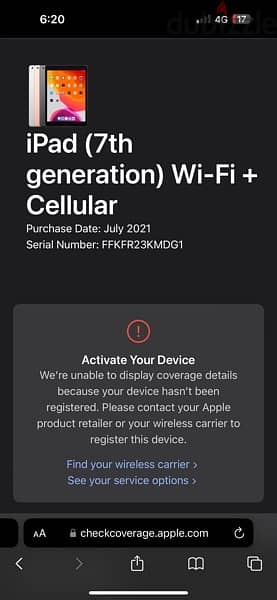 iPad (7th generation) Wi-Fi + Cellular 1