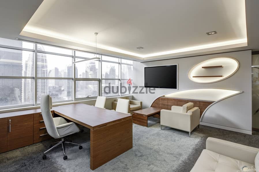 39 sqm office with a garden view in the central business district on Bin Zayed Axis, in installments 8