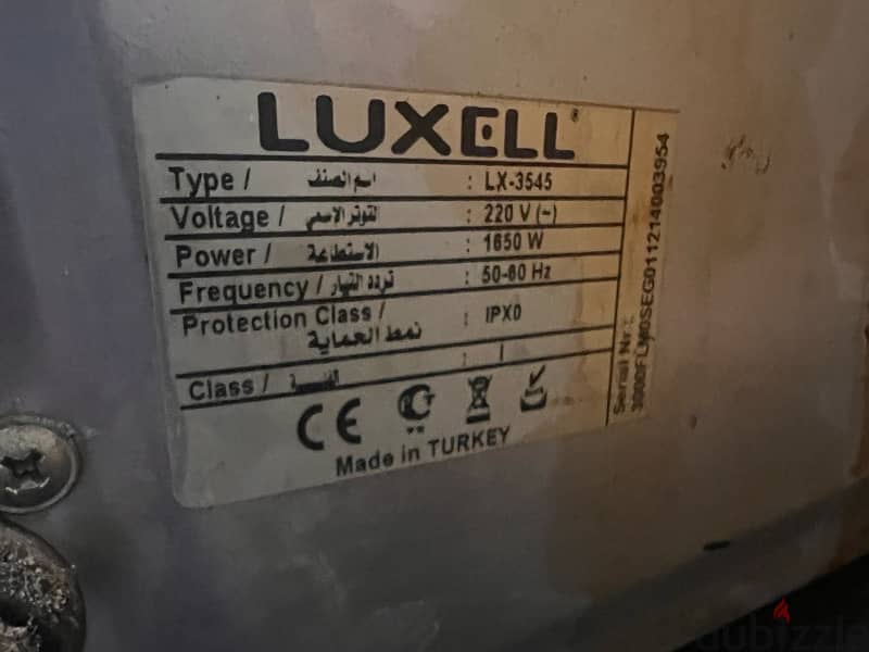 Luxell Oven فرن كهرباء 7