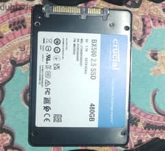 Crucial BX500 480GB SATA 2.5 Inch Internal SSD