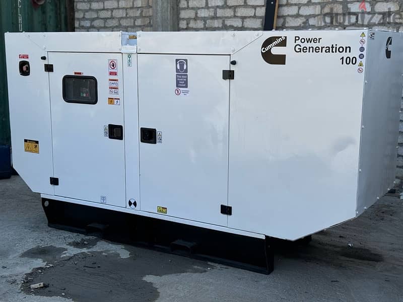 Cummins generator super silent 100 KVA مولد كهرباء كامنز كاتم صوت 0