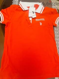 T-shirt US Polo from tutkey size xs orange color
