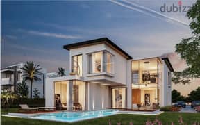 Villa For Sale First Row in Cali Coast North Coast ( Ground Floor + First Floor ) Full Sea View 0