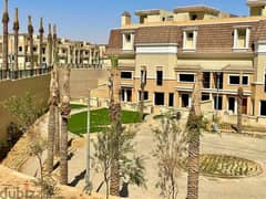 The lowest price for a villa with a private garden in Sarai Prime Location, New Cairo, in front of Sarai New Cairo City.
