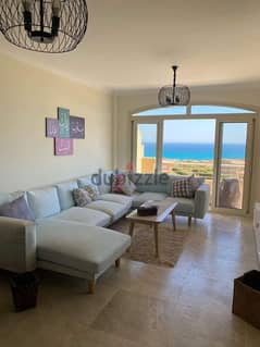 Chalet 130m for sale in Telal el sokhna Sea View fully finished