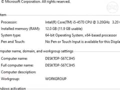 Intel i5 4570 0