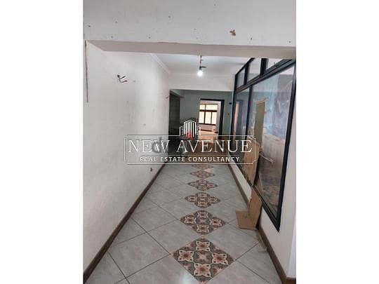 Retail for sale 167m in Misr Gedida fully finished 3