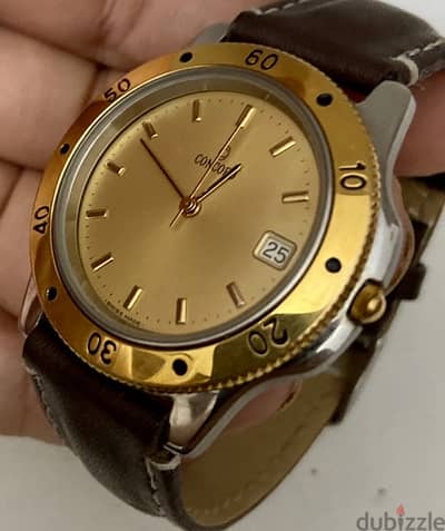 Original Swiss Made Quartz CONCORD 38mm