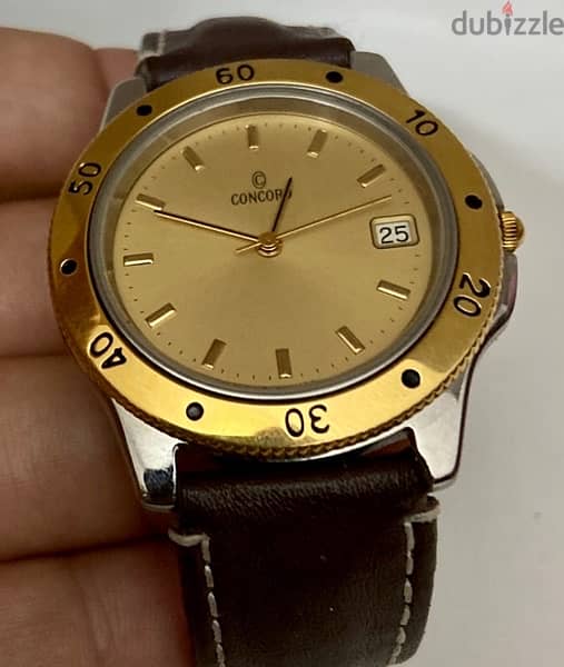 Original Swiss Made Quartz CONCORD 38mm 6