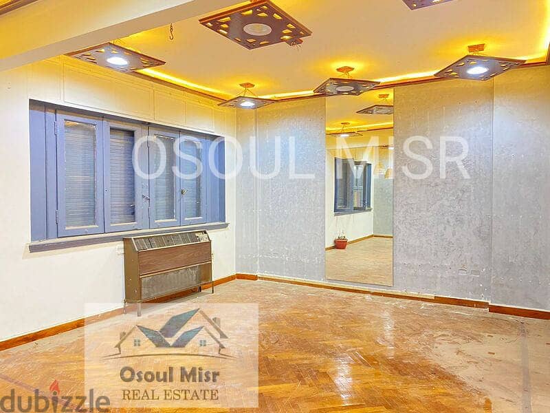 Apartment for rent in Zamalek Abu Al-Fida, with kitchen and air conditioners 0
