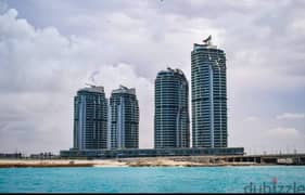 Apartment for sale in El Alamein Towers, fully finished, with a 5% down payment and installments over 10 years