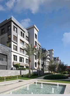 شقة بمقدم 10% والتقسيط على 9 سنوات بموقع متميز جدا في كمبوند تريو جاردن القاهرة الجديدة