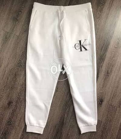 Calvin klein deals white sweatpants