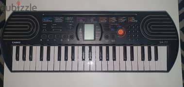 USED Casino SA-77 Electric Keyboard  بيانو كهرباء كاسيو مستعمل