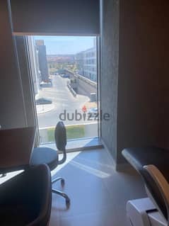 For sale, office 100 meters, fully finshed and rented at Park Street elsheikh zayed