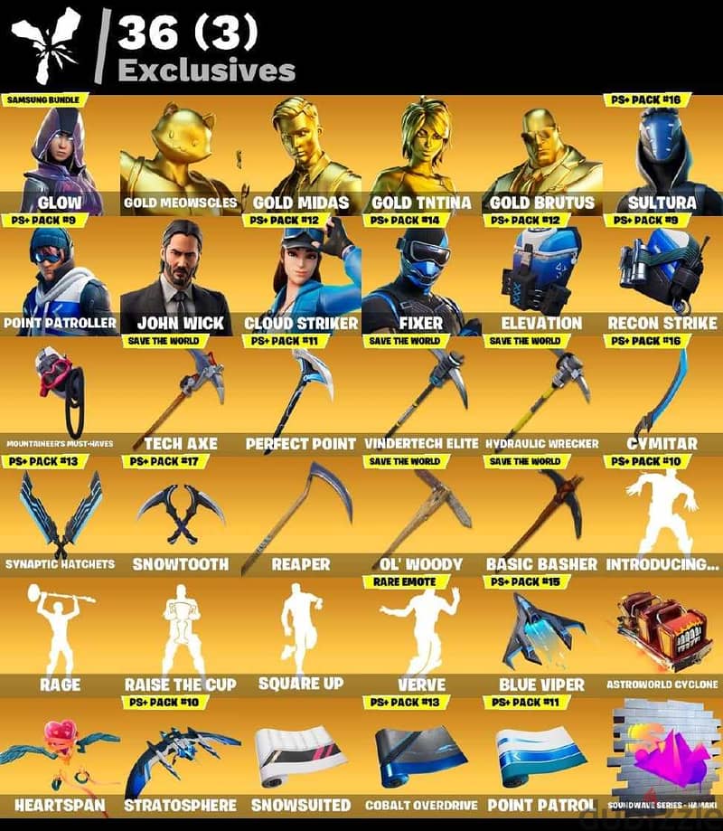 Fortnite Account (193 Skins, 177 Emotes and more) + 88 Other Games 1