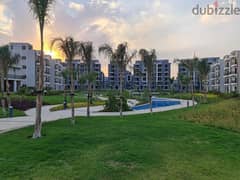 Receive immediately with the lowest down payment. . 157 sqm apartment with garden for sale in installments in 6th of October in Sun Capital October