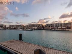 Ground with Garden First Row Canal Chalet Fully Finished for Sale in Marina 2 Marassi