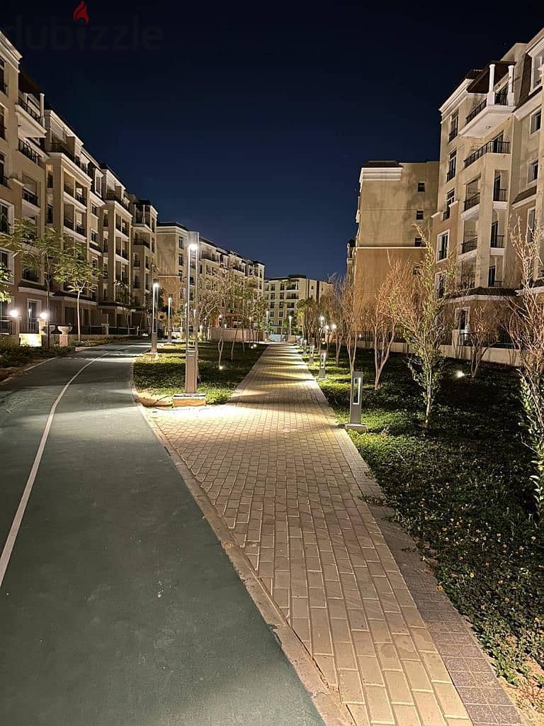 121 sqm apartment for sale in New Cairo, Sarai project, interest-free 5