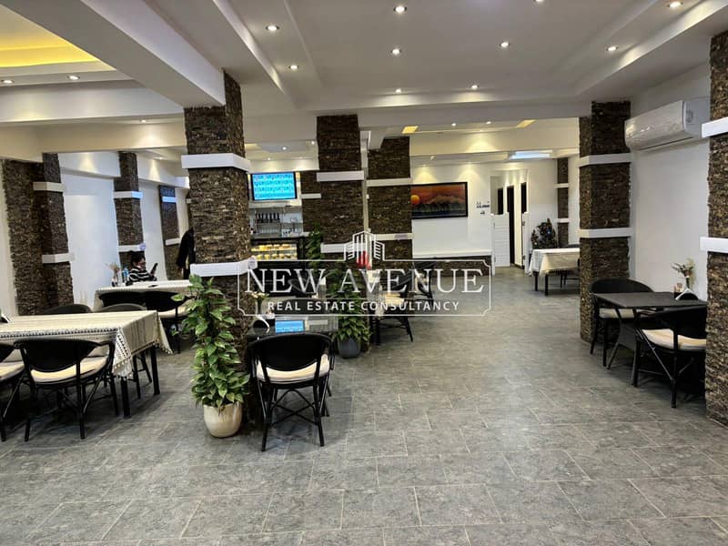 Fully Finished and furnished restaurant with ACs St. 9 5
