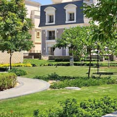 Ready to move villa for sale in Mountain View Chillout Park October Compound, near Mall of Arabia and Mall of Egypt