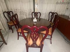 Dining table and buffet سفرة وبوفيه