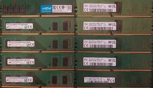 5x DDR4 8GB + 10x DDR4 4GB for PC  ** GREAT PRICE NEGOTIABLE **