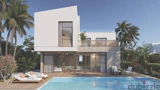 Luxury finishing twin house villa with sea view in John Sodic, North Coast