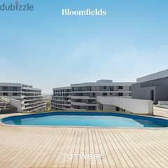Apartment for sale in Bloomfields Mostakbal City, 127 sqm, corner view, landscape, in installments over 10 years, with a 10% discount on all units