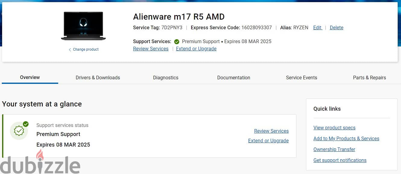 Dell Alienware M17 R5 AMD 8