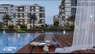Apartment for sale, ground floor, 147 meters, with a square garden of 80 meters, with a distinct view on the Pool and Landscape on the Zohour Club, wi